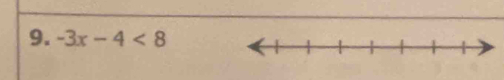 -3x-4<8</tex>