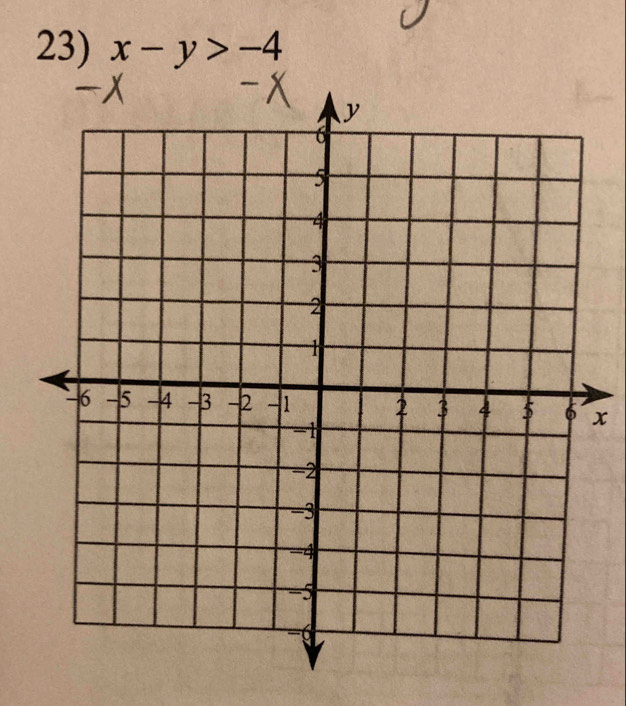 x-y>-4
x