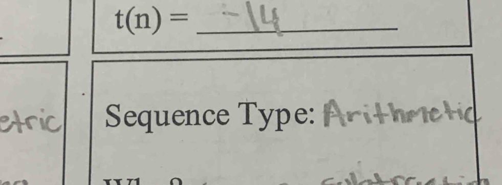 t(n)= _ 
Sequence Type: