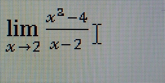 limlimits _xto 2 (x^3-4)/x-2 