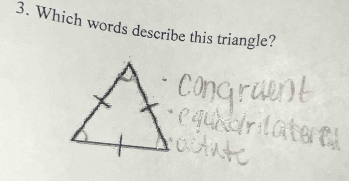 Which words describe this triangle?