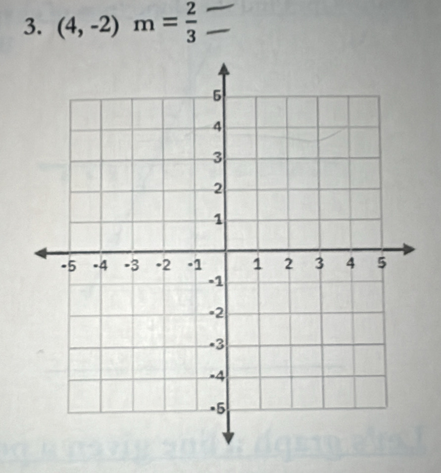 (4,-2)m= 2/3 