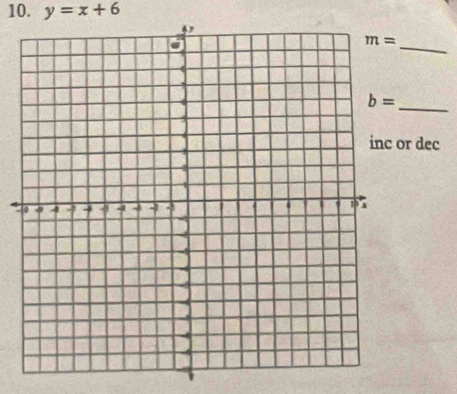 y=x+6
_
_
r dec
'