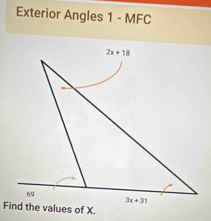 Exterior Angles 1 - MFC