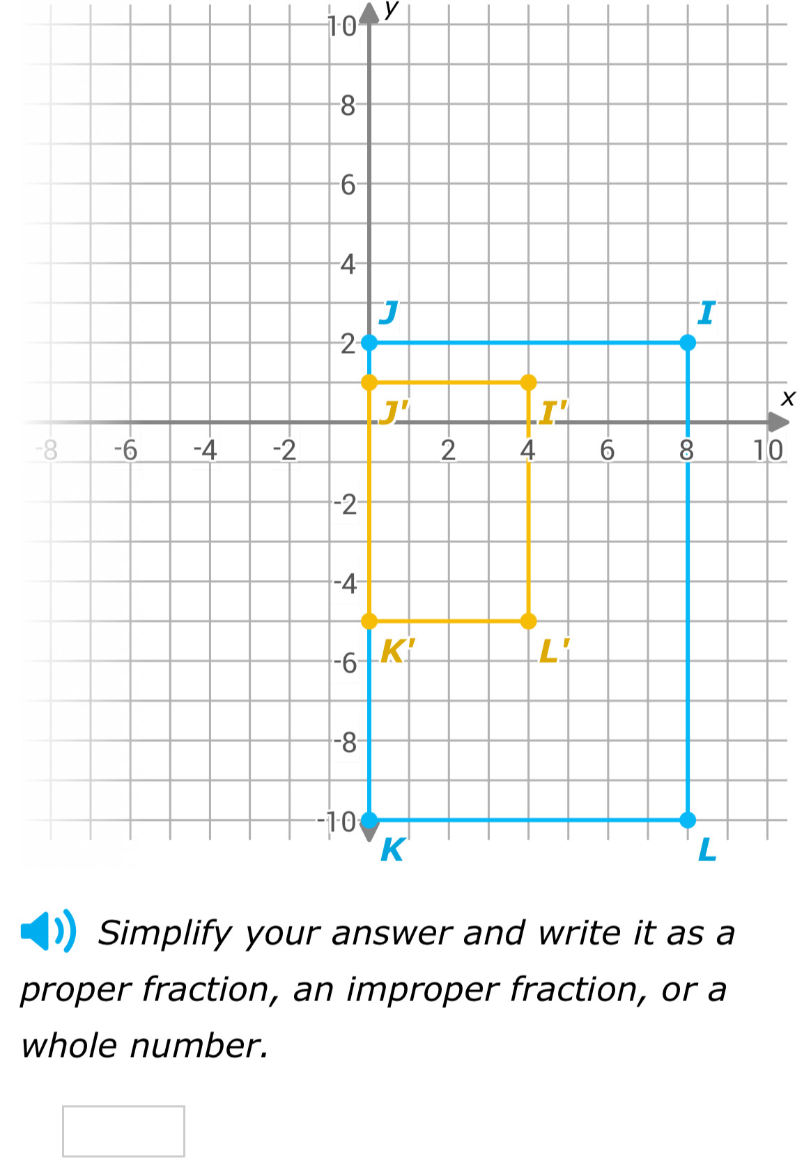 proper fraction, an improper fraction, or a
whole number.