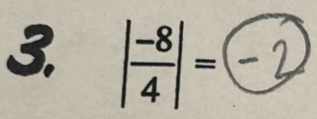 | (-8)/4 |=