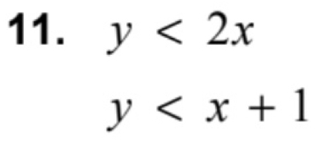 y<2x</tex>
y