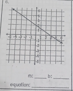 6, 
_ 
m: _b: 
equation:_