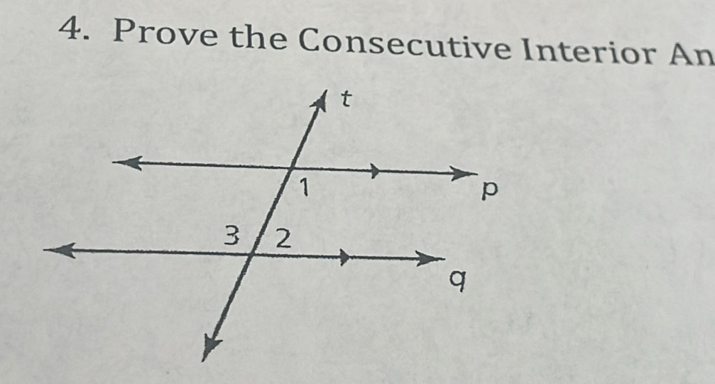 Prove the Consecutive Interior An