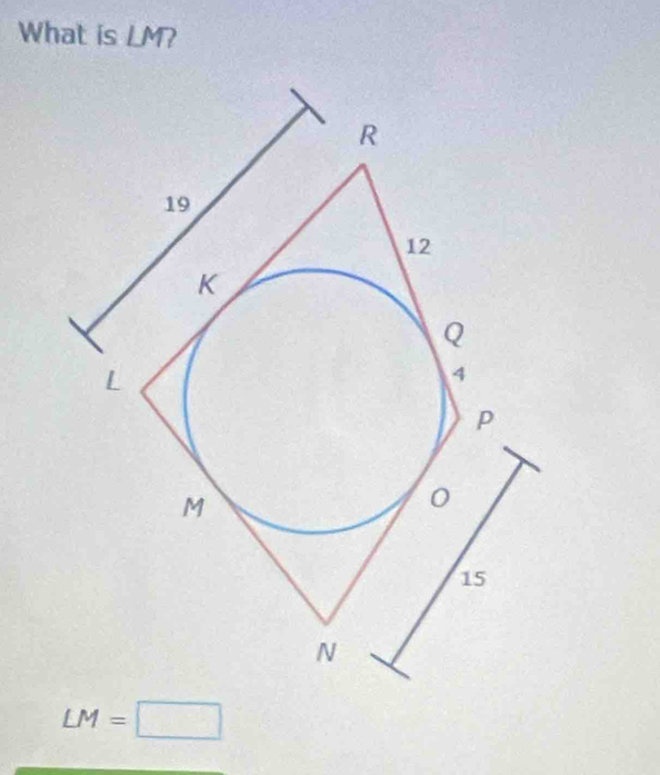 What is LM?
LM=□