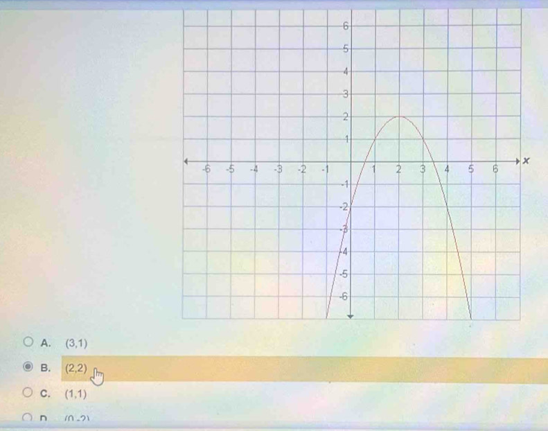 A. (3,1)
B. (2,2)
C. (1,1)
n (n-2)