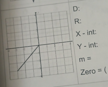 D: 
R: 
- int:
Y - int:
m=
Zero = (