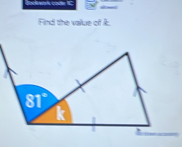 Bookwork coder IC
Find the value of &.