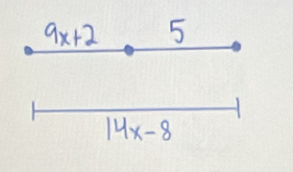 9x+2 5
14x-8