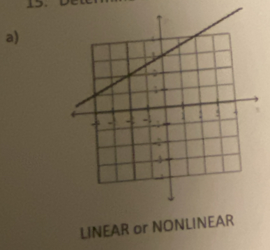 LINEAR or NONLINEAR