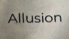 Allusion