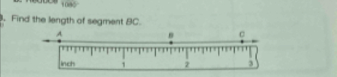 1085°. Find the length of segment BC.