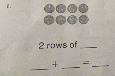 2 rows of_ 
_ 
+ _=_