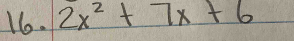 2x^2+7x+6