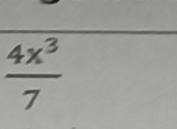  4x^3/7 