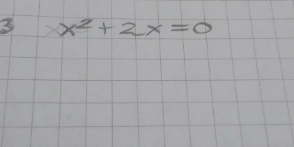 3 x^2+2x=0