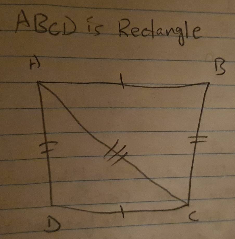 ABCD is Reciangle