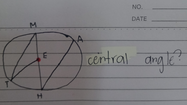 ntral angle?