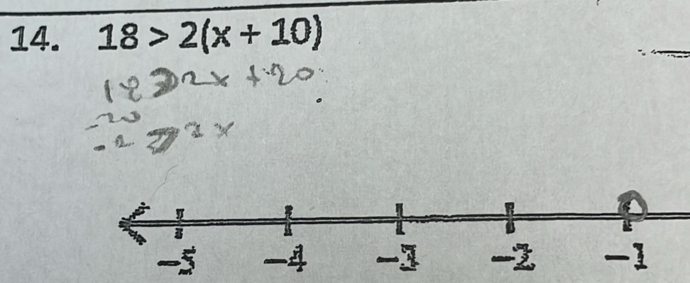 18>2(x+10)