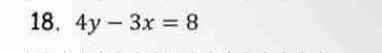 4y-3x=8