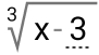 sqrt[3](x-3)