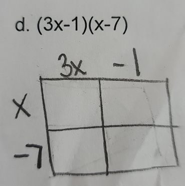 (3x-1)(x-7)