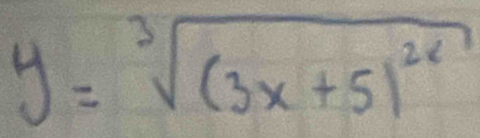 y=sqrt[3]((3x+5)^2x)