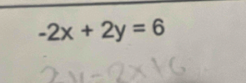 -2x+2y=6