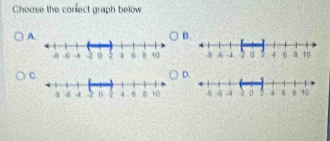 Choose the conect graph below 
A 

C 
D.