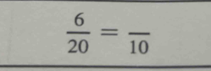  6/20 =frac 10