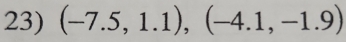 (-7.5,1.1),(-4.1,-1.9)