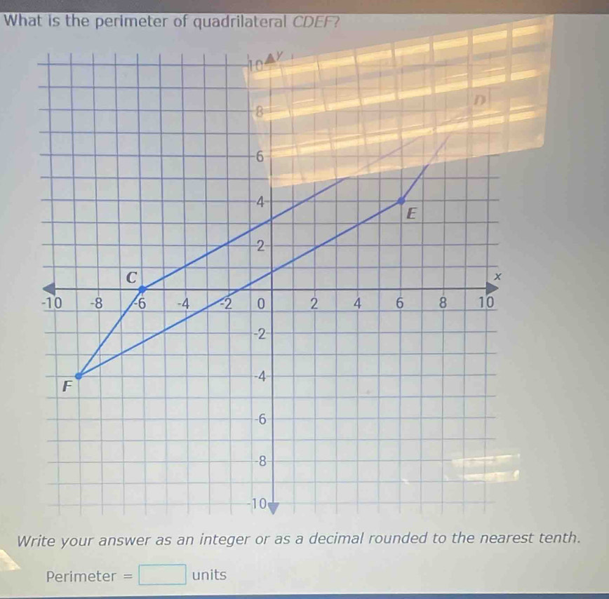 Perimeter = units