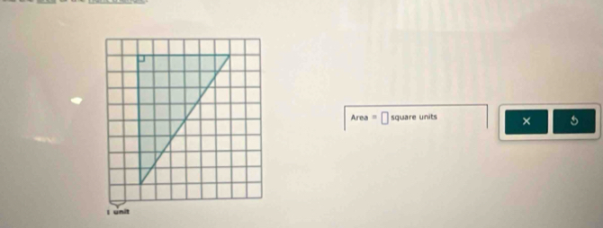 Are a=□ square units ×