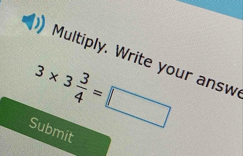 Multiply. Write your answ
Submit