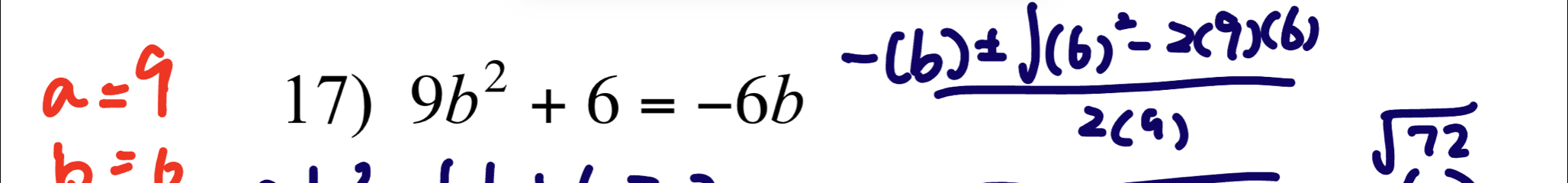 9b^2+6=-6b