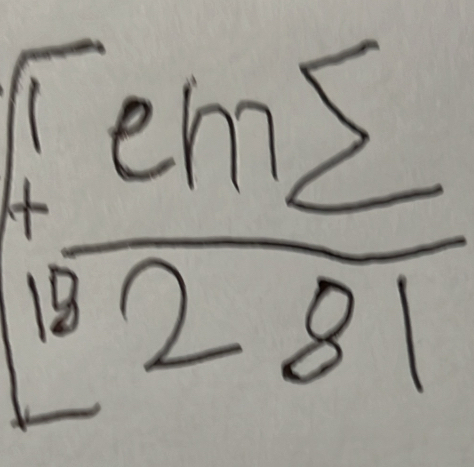 +frac Temsumlimits 2281