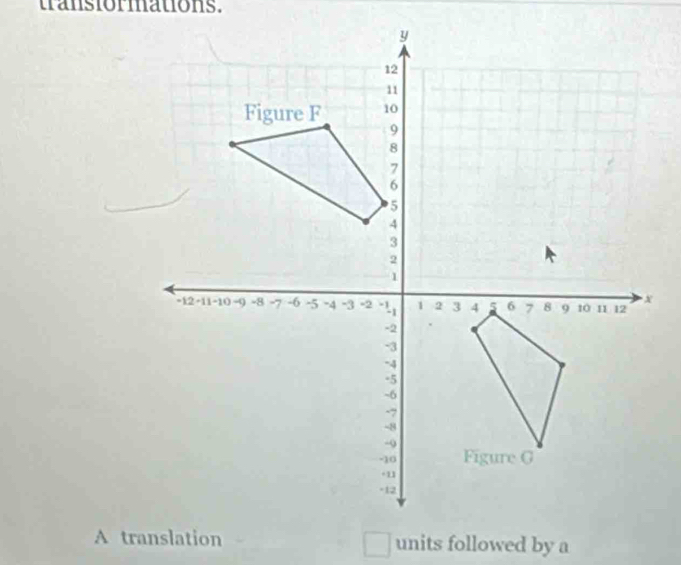 transiormations. 
units followed by a