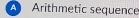 A Arithmetic sequence