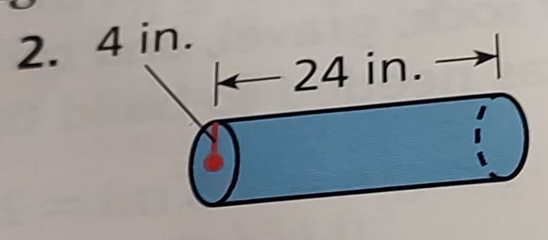 2. 4 in.
24 in.