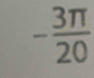 - 3π /20 