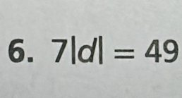 7|d|=49