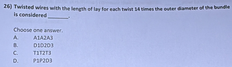 تم الحل:Twisted wires with the length of lay for each twist 14 times ...