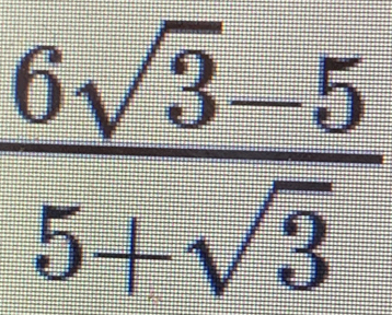  (6sqrt(3)-5)/5+sqrt(3) 