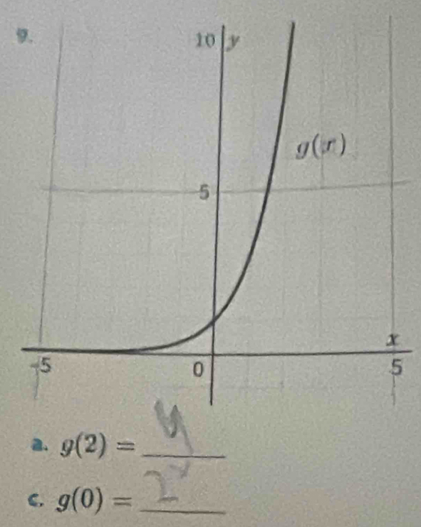 g(2)= _
C. g(0)= _