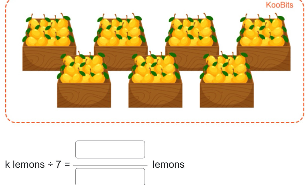 KooBits
klemons/ 7= □ /□   lemons